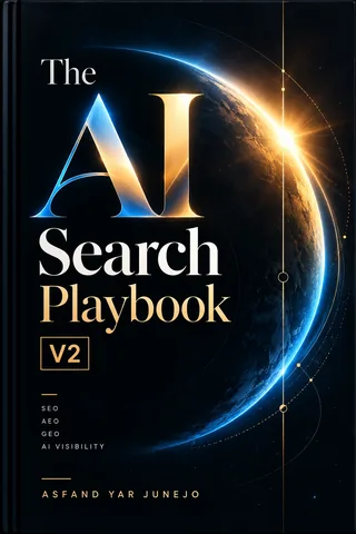 Cover of The AI Search Playbook (V2) by Asfand Yar Junejo